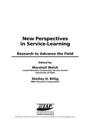 cover image of New Perspectives in Service Learning